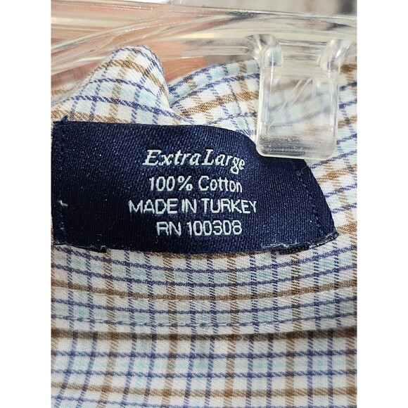 PETER MILLAR Men's XL Flex Finish Button Down Long Sleeve Dress Shirt EUC - Picture 4 of 8